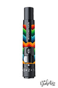 Rainbow Zig Zag - Accuchek Fast-Clix Lancet Device Peel Skin And Decal Sticker