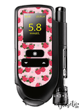 Raspberry Buddies - Accu-chek Mobile Peel, skin and Decal, glucose meter sticker - MyDiabeticLife