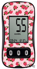 Raspberry Friends - Caresens N, skin and Decal, glucose meter sticker - MyDiabeticLife