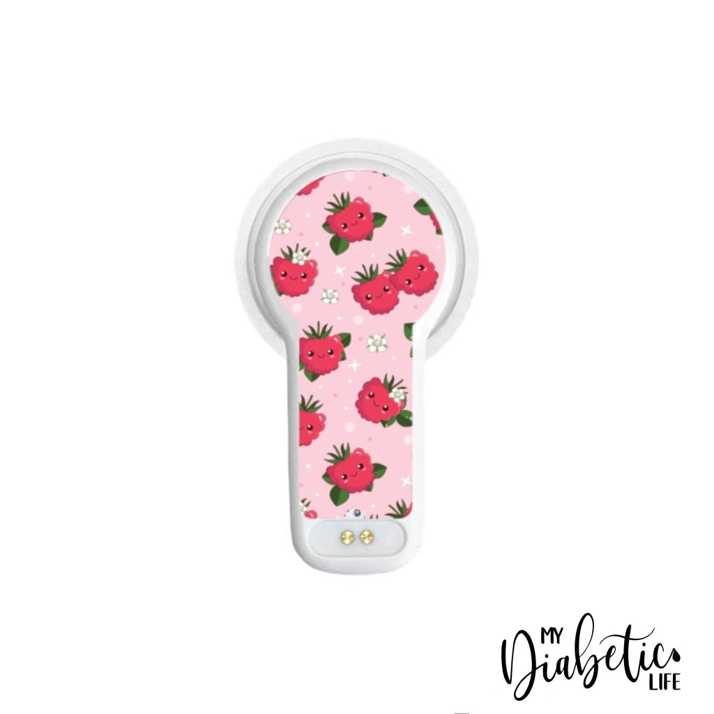 Raspberry Buddies - Maio Maio 2 Peel, skin and Decal, fgm/cgm sticker - MyDiabeticLife