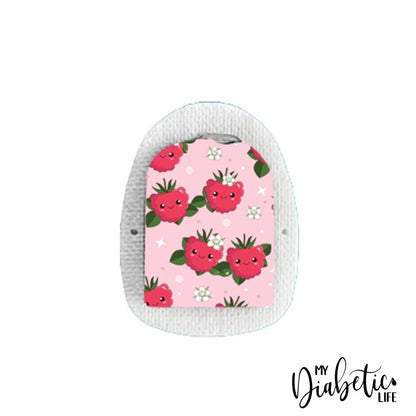 Raspberry Buddies - Omnipod Peel, skin and Decal, insulin pump sticker - MyDiabeticLife