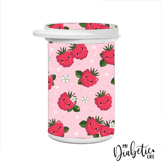 Raspberry Buddies - Test Strip Canister Container