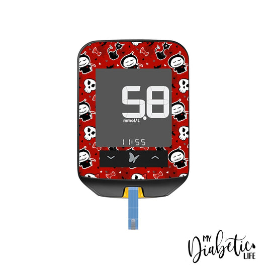 Reapers Keeper - Freestyle Optium Neo Peel Skin And Decal Glucose Meter Sticker Freestyle