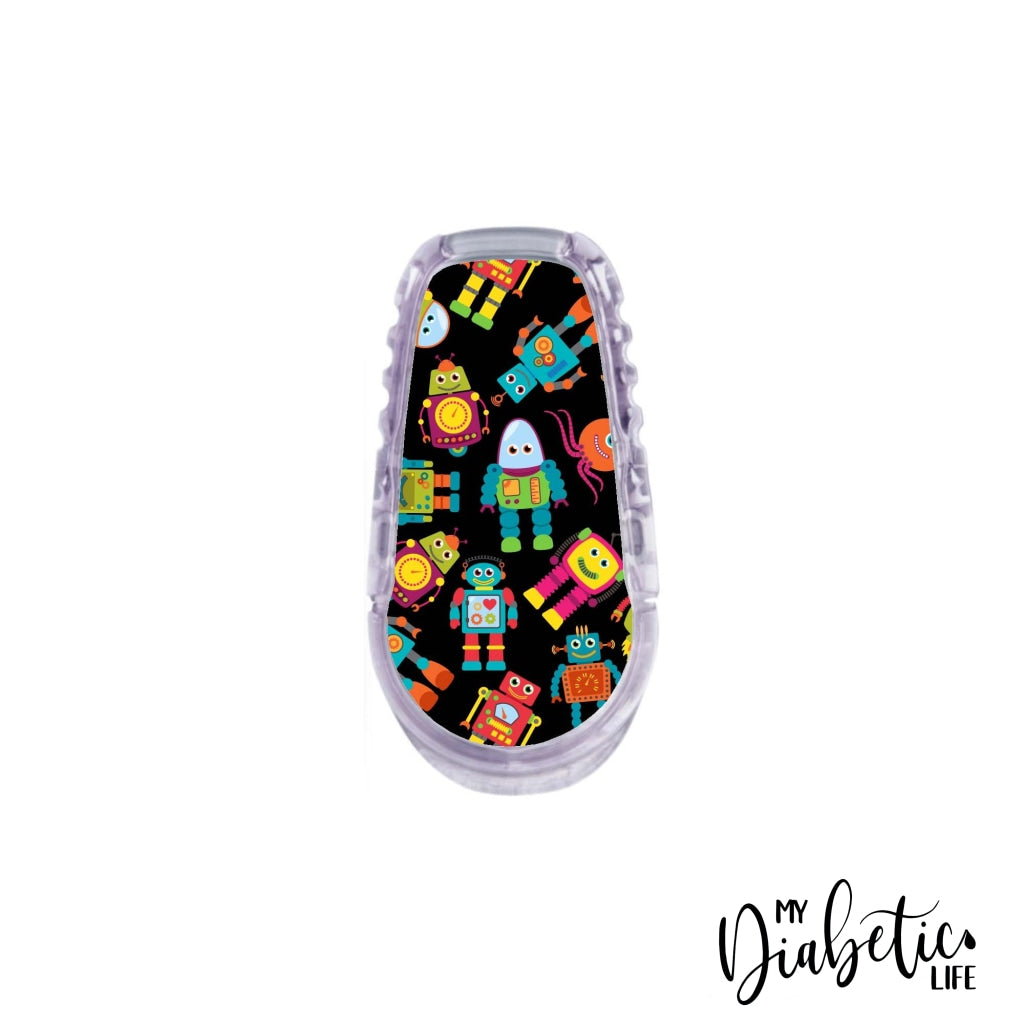 Robot Friends - Dexcom Transmitter G6 Peel Skin And Decal Cgm Sticker