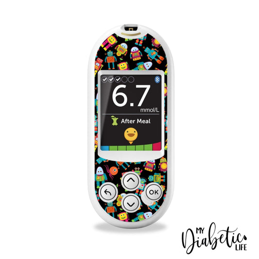 Robot Friends - One Touch Verio Reflect Glucose Meter Sticker