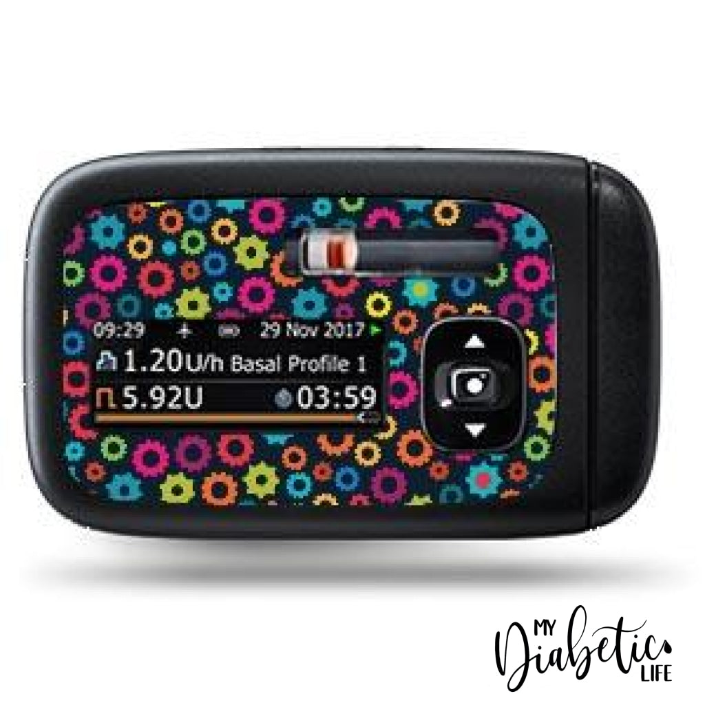 Robot Gears - Accu-Chek Insight Peel Skin And Decal Insulin Pump Sticker Accu-Chek