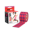 Rock Tape 5M Roll - Argyle Pink & Purple