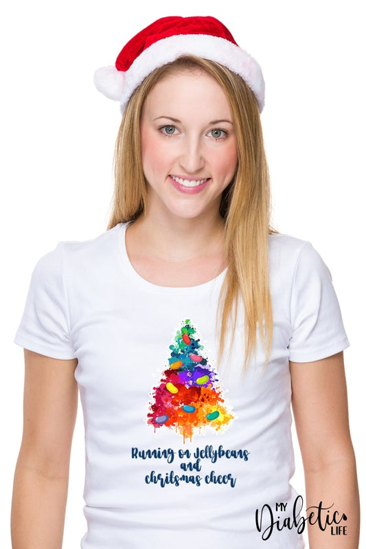 Running On Jellybeans And Christmas Cheer - Unisex T-Shirt Shirts