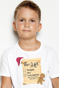 Santas List - Kids Unisex T-Shirt Shirts