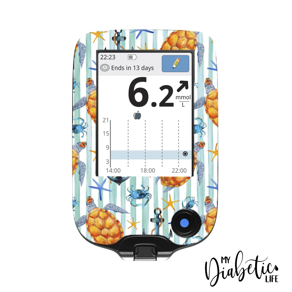 Sea Life - Freestyle Libre Peel, skin and Decal, glucose meter sticker - MyDiabeticLife