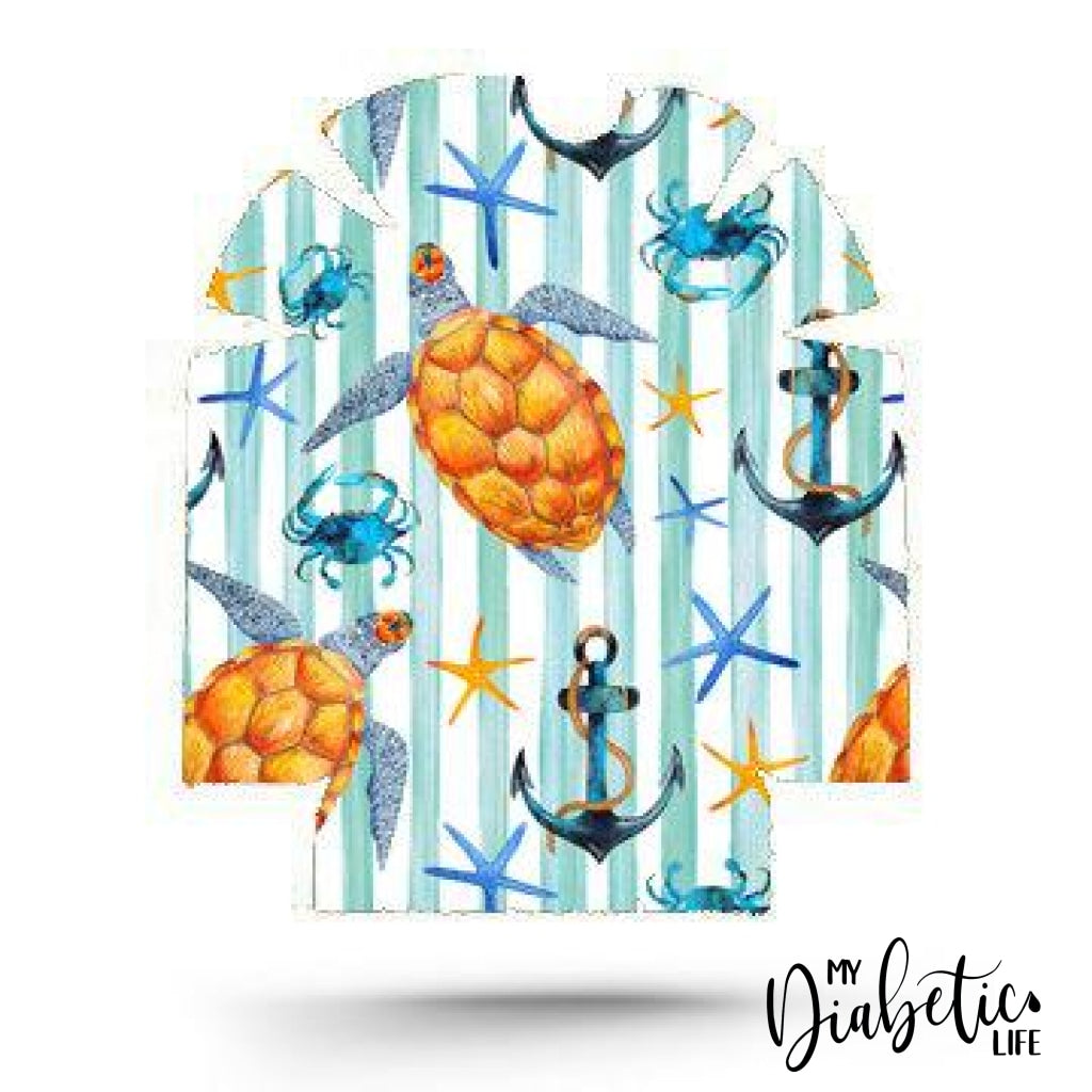 Sea Life - Omnipod Peel, skin and Decal, insulin pump sticker - MyDiabeticLife