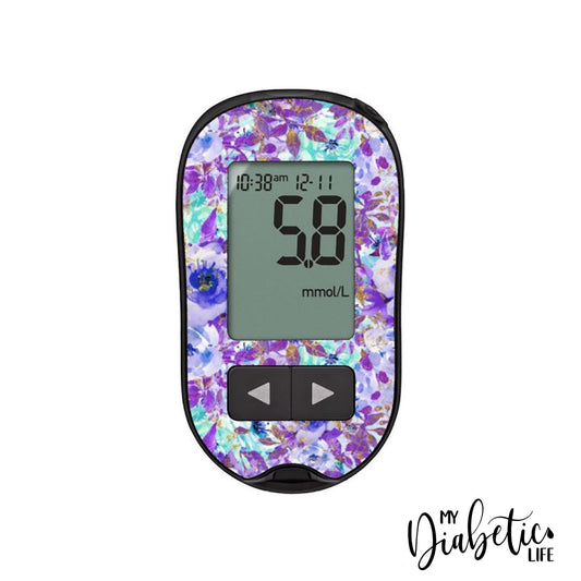 Shades of Mauve - Accu-chek Performa Peel, skin and Decal, glucose meter sticker - MyDiabeticLife