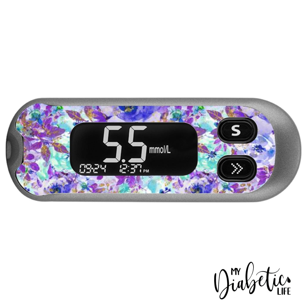 Shades of Mauve - CareSens N Pop - Peel, skin and Decal, glucose meter sticker - MyDiabeticLife