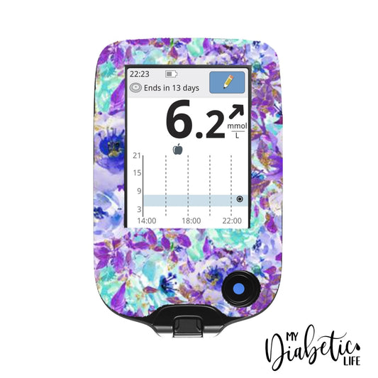 Shades of Mauve - Freestyle Libre Peel, skin and Decal, glucose meter sticker - MyDiabeticLife