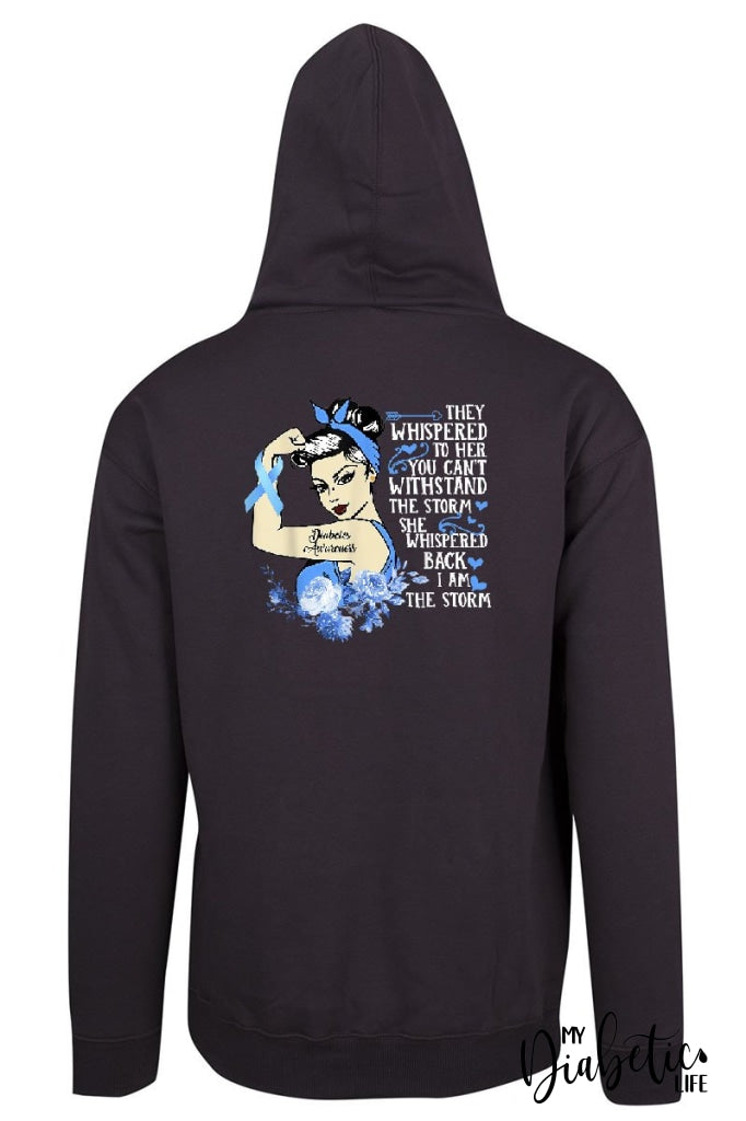 I Am The Storm - Diabetes Awareness Basic Hoodie Unisex Graphic Jumper