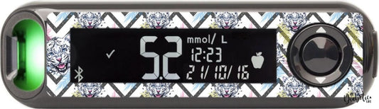 Snow Leopard - Contour Next Peel Skin And Decal Glucose Meter Sticker Next One