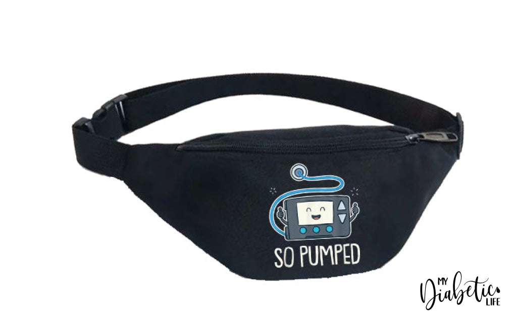So Pumped - Black Bumbag