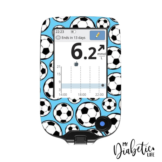 Soccer Mad - Freestyle Libre Peel Skin And Decal Glucose Meter Sticker Freestyle
