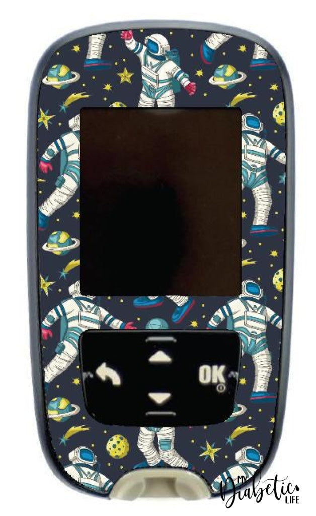 Space Walk - Accu-Chek Guide Peel Skin And Decal Glucose Meter Sticker