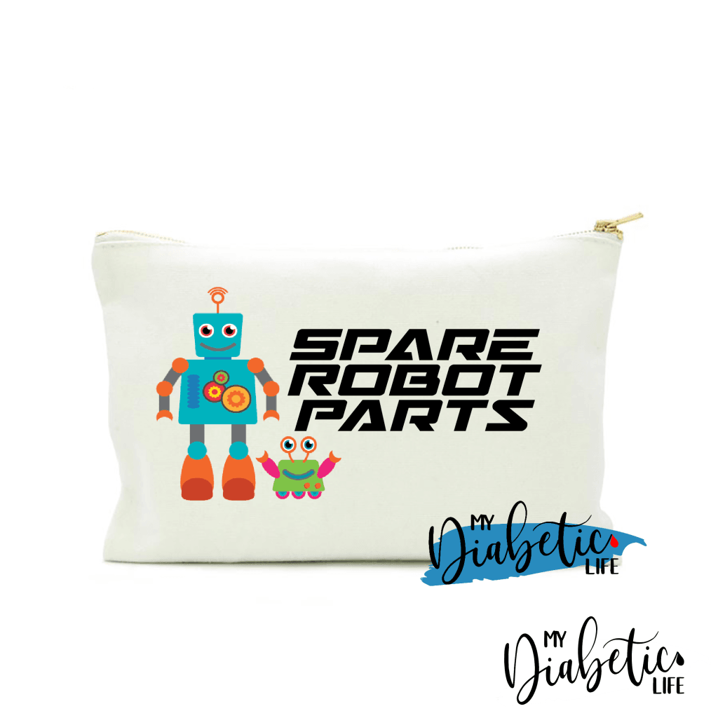 Spare Robot Parts - Insulin test kit bag, diabetes accessories, storage bag for medication - MyDiabeticLife