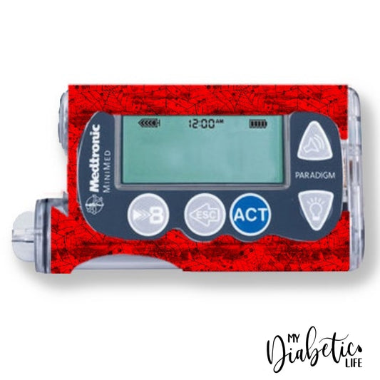 Spider Senses - Medtronic Paradigm Series 7 Skin And Decal Insulin Pump Sticker