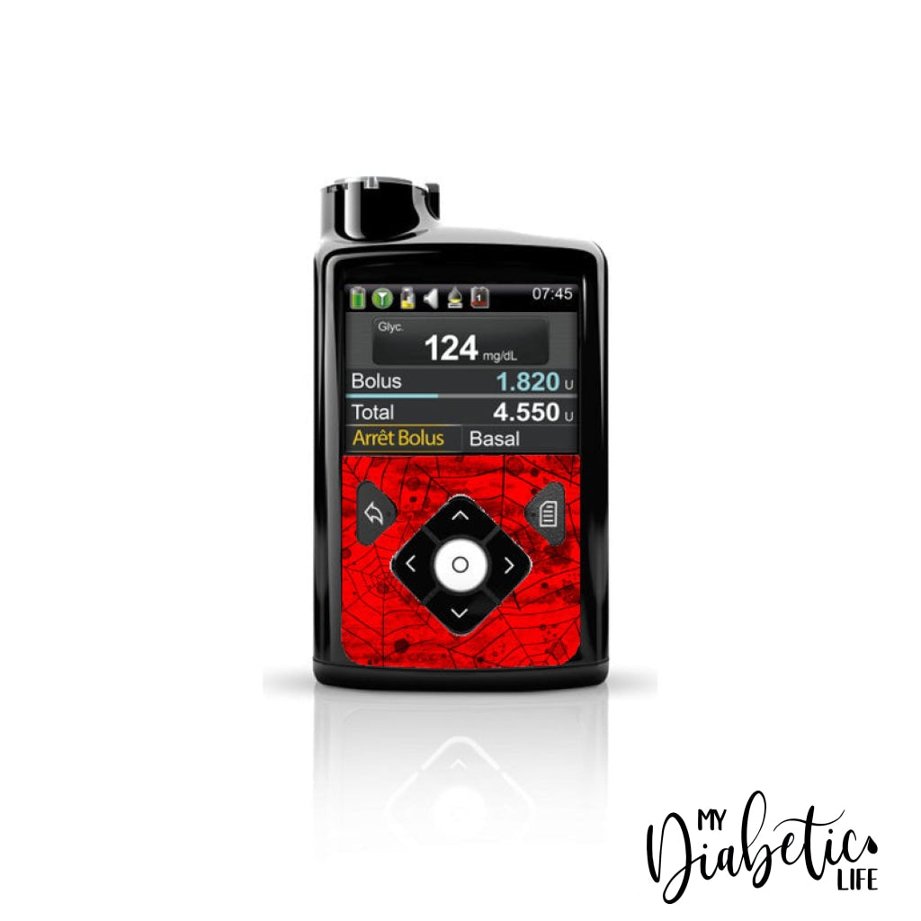 Spidey Senses - Medtronic Pump (630/640/670/770) Sticker Front Mini 630/640/670