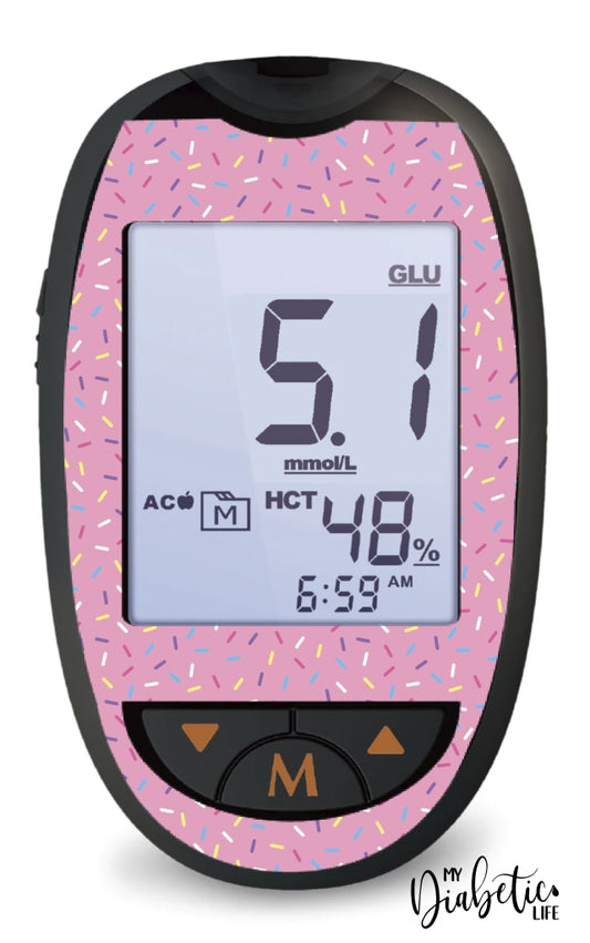 Sprinkles - Glucokey Connect Peel Skin And Decal Glucose Meter Sticker
