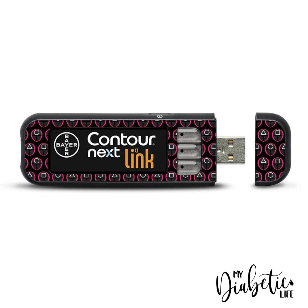 Squid Henchmen - Contour Next Link Usb Peel Skin And Decal Glucose Meter Sticker