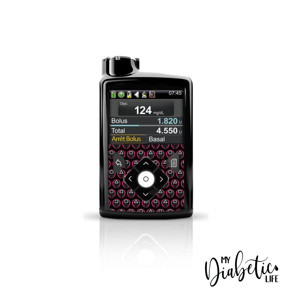 Squid Henchmen - Medtronic Pump (630/640/670/770) Sticker Front Mini 630/640/670