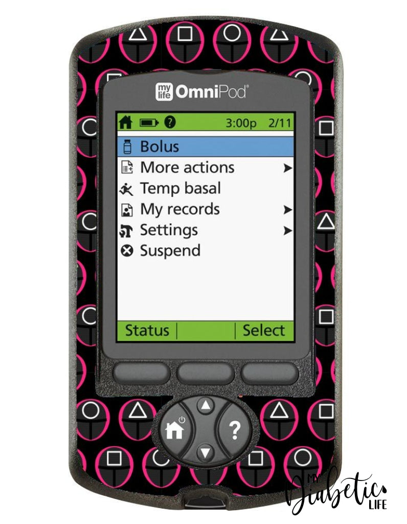 Squid Henchmen - Omnipod Pdm Skin And Decal Glucose Meter Sticker