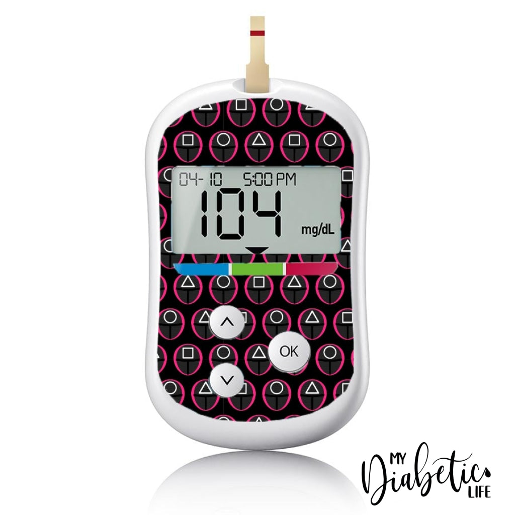 Squid Henchmen - One Touch Verio Flex Peel Skin And Decal Glucose Meter Sticker