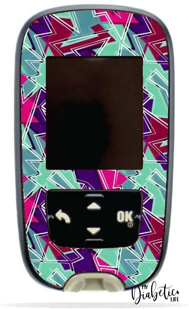 Squiggly Squigg - Accu-Chek Guide Peel Skin And Decal Glucose Meter Sticker