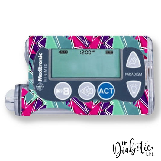 Squiggly Squigg - Medtronic Paradigm Series 7 Skin And Decal Insulin Pump Sticker