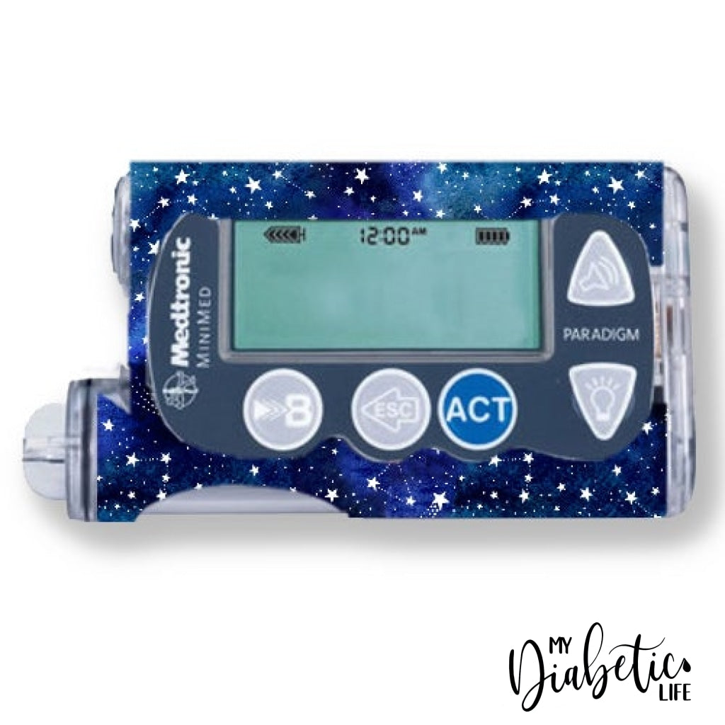 Starry Night - Medtronic Paradigm Series 7 Skin And Decal Insulin Pump Sticker