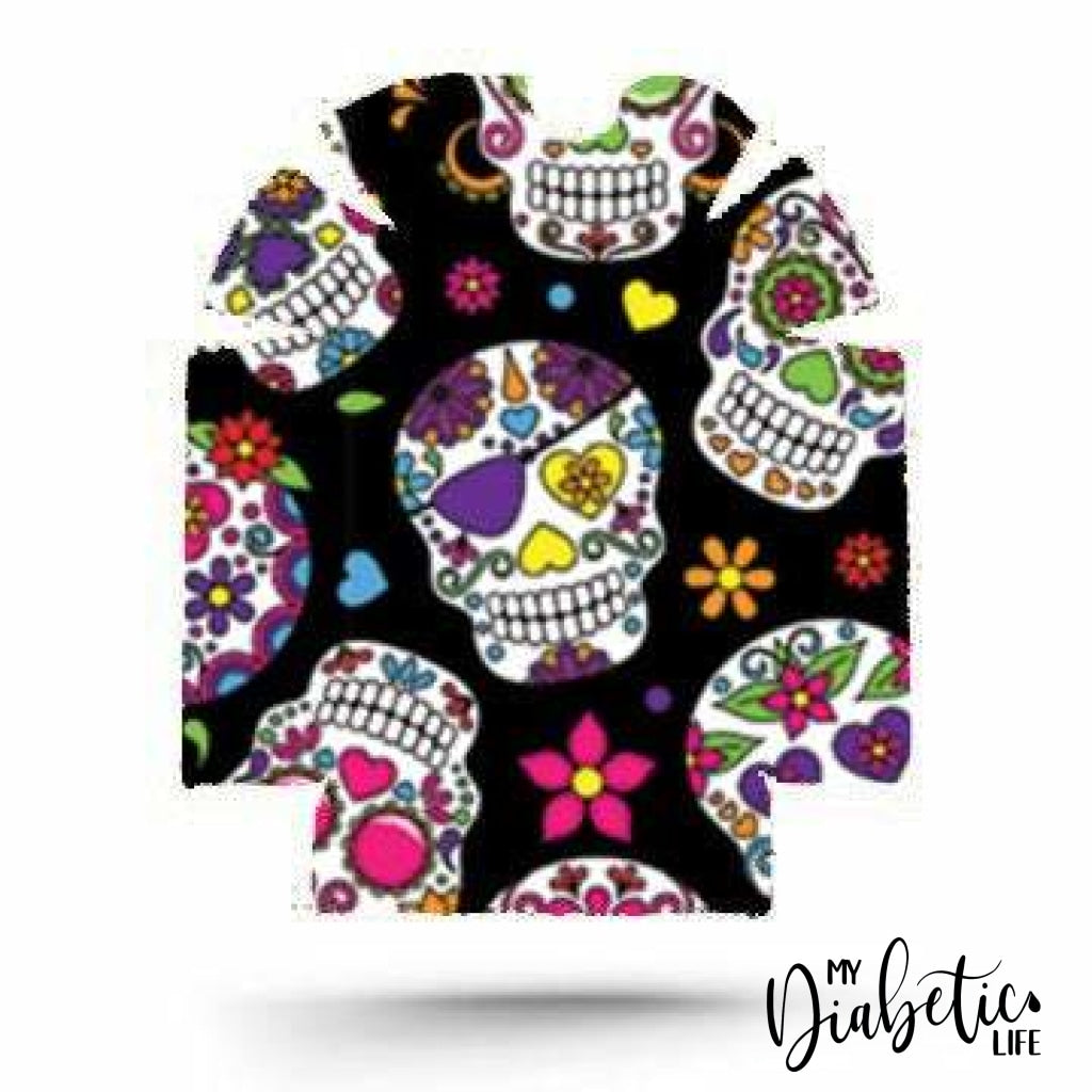 Sugar Skull Day of the Dead - Omnipod Peel, skin and Decal, insulin pump sticker - MyDiabeticLife