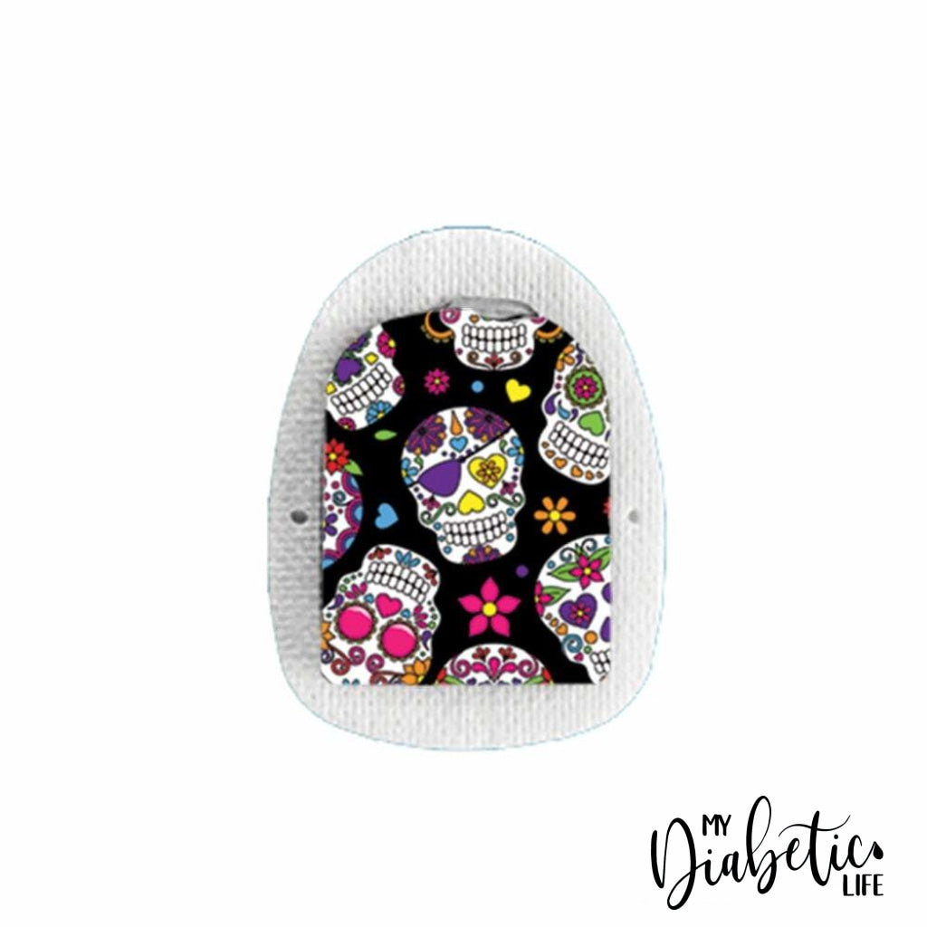 Sugar Skull Day of the Dead - Omnipod Peel, skin and Decal, insulin pump sticker - MyDiabeticLife