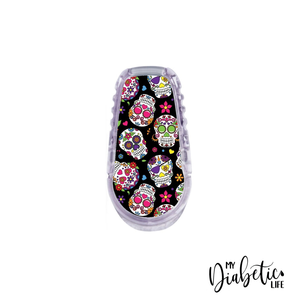Sugar Skulls - Dexcom Transmitter G6 Peel Skin And Decal Cgm Sticker