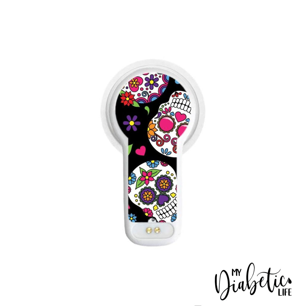Sugar Skulls, day of the dead - Maio Maio 2 Peel, skin and Decal, fgm/cgm sticker - MyDiabeticLife