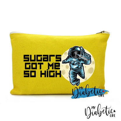 Sugars Got Me So High - Astronaut Carry All Storage Bag Yellow Storage Bags