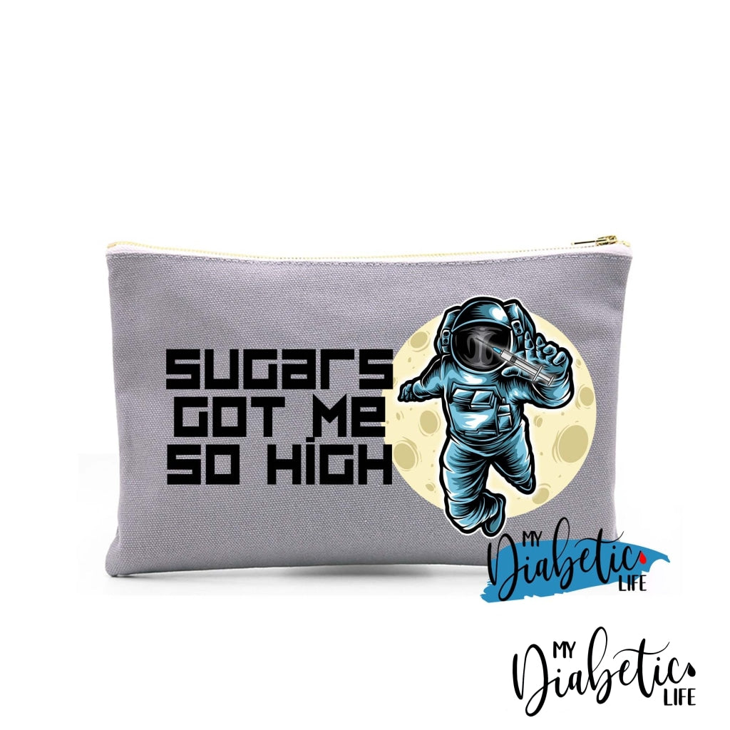 Sugars Got Me So High - Astronaut Carry All Storage Bag Grey Storage Bags