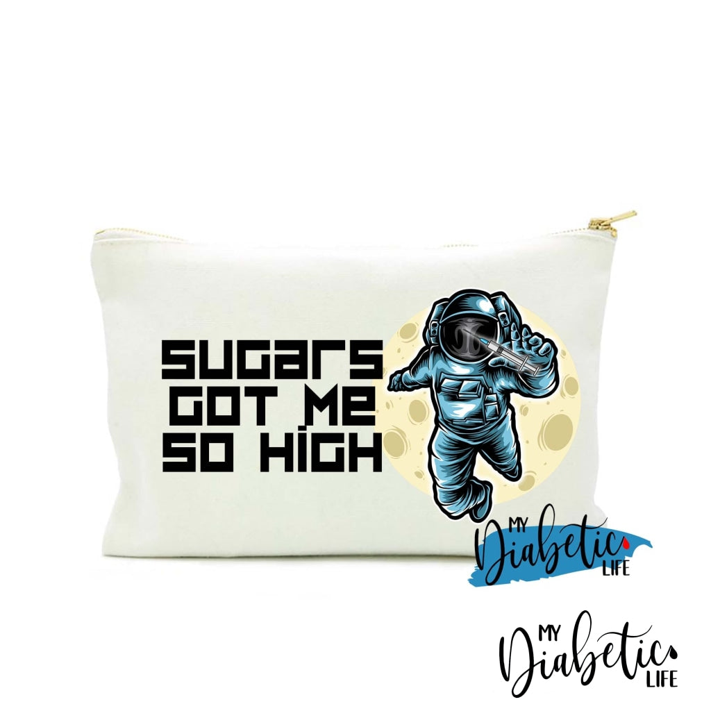 Sugars Got Me So High - Astronaut Carry All Storage Bag Natural Storage Bags