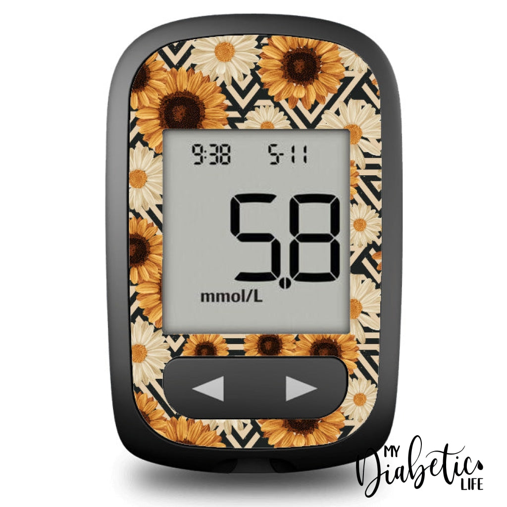 Sunflower 1 - Accu-Chek Guide Me Sticker