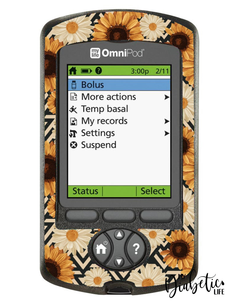 Sunflower #1 - Omnipod Pdm Sticker