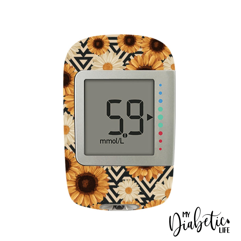 Sunflowers #1 - Accu-Chek Instant S Sticker Accu-Chek