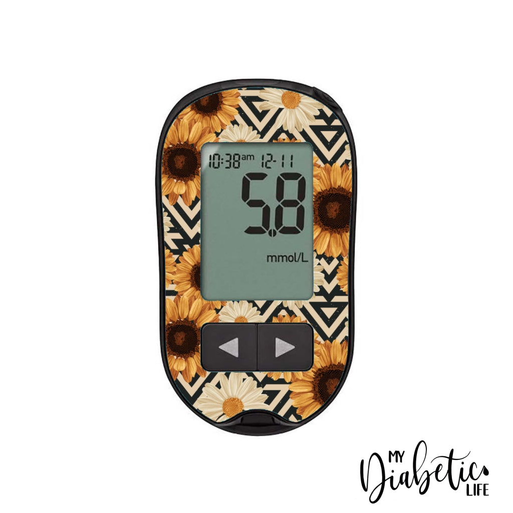 Sunflowers #1 - Accu-Chek Performa Sticker