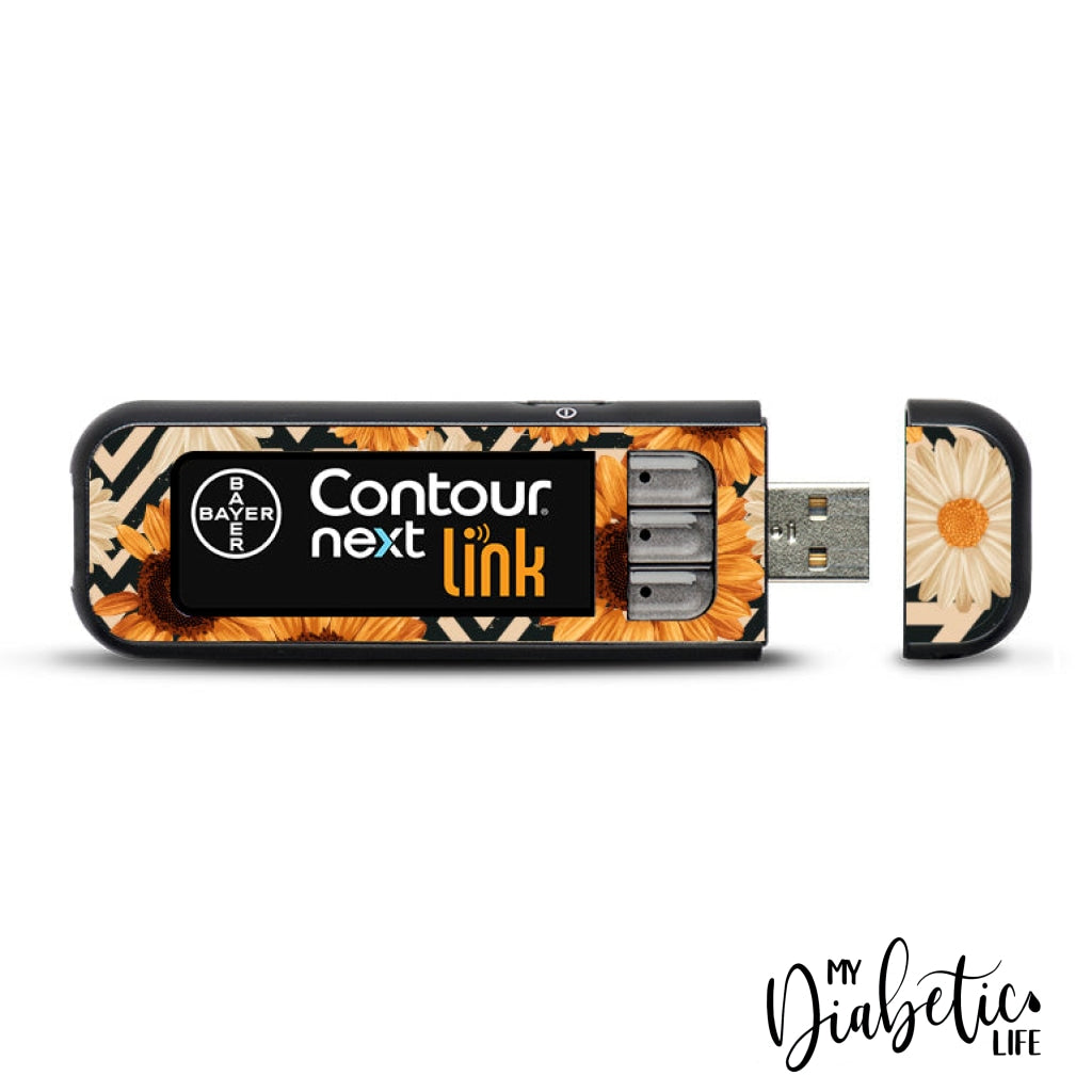 Sunflowers #1 - Contour Next Link Usb Sticker