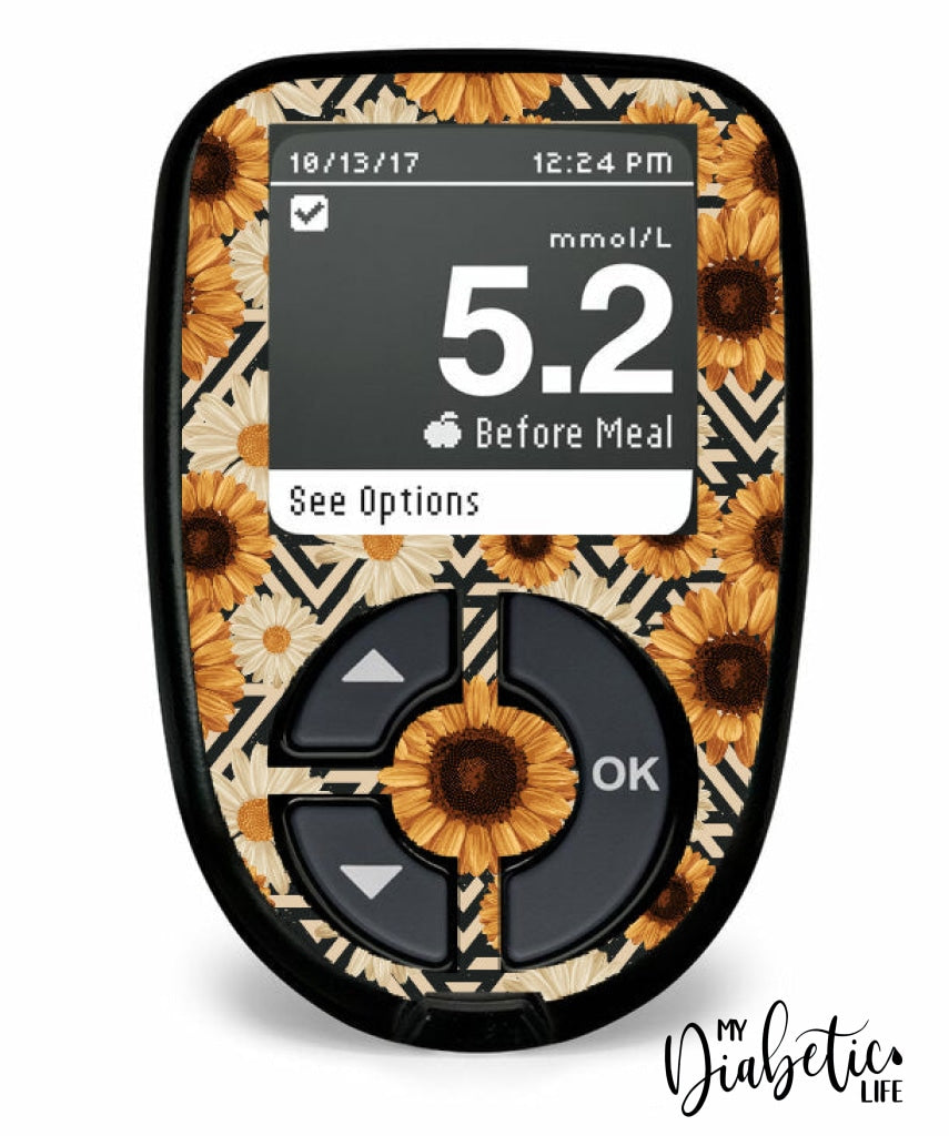 Sunflowers #1 - Contour Next Version 2 Sticker