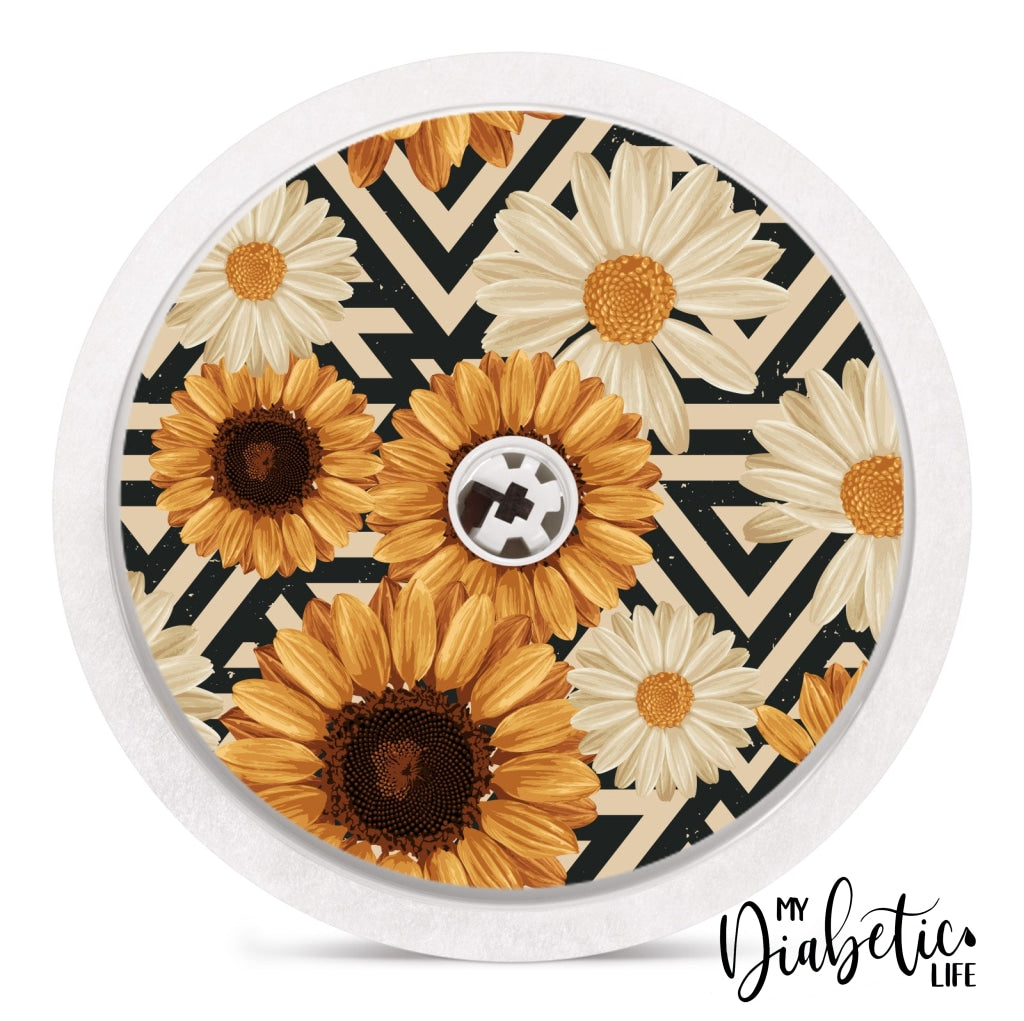 Sunflowers #1 - Freestyle Libre Sensor Stickers