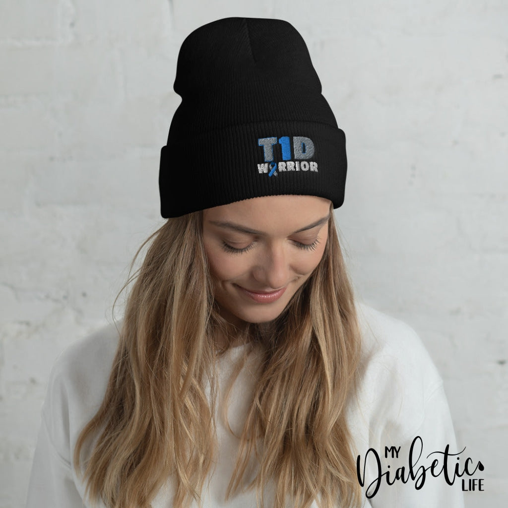 T1D Warrior - Black Beanie