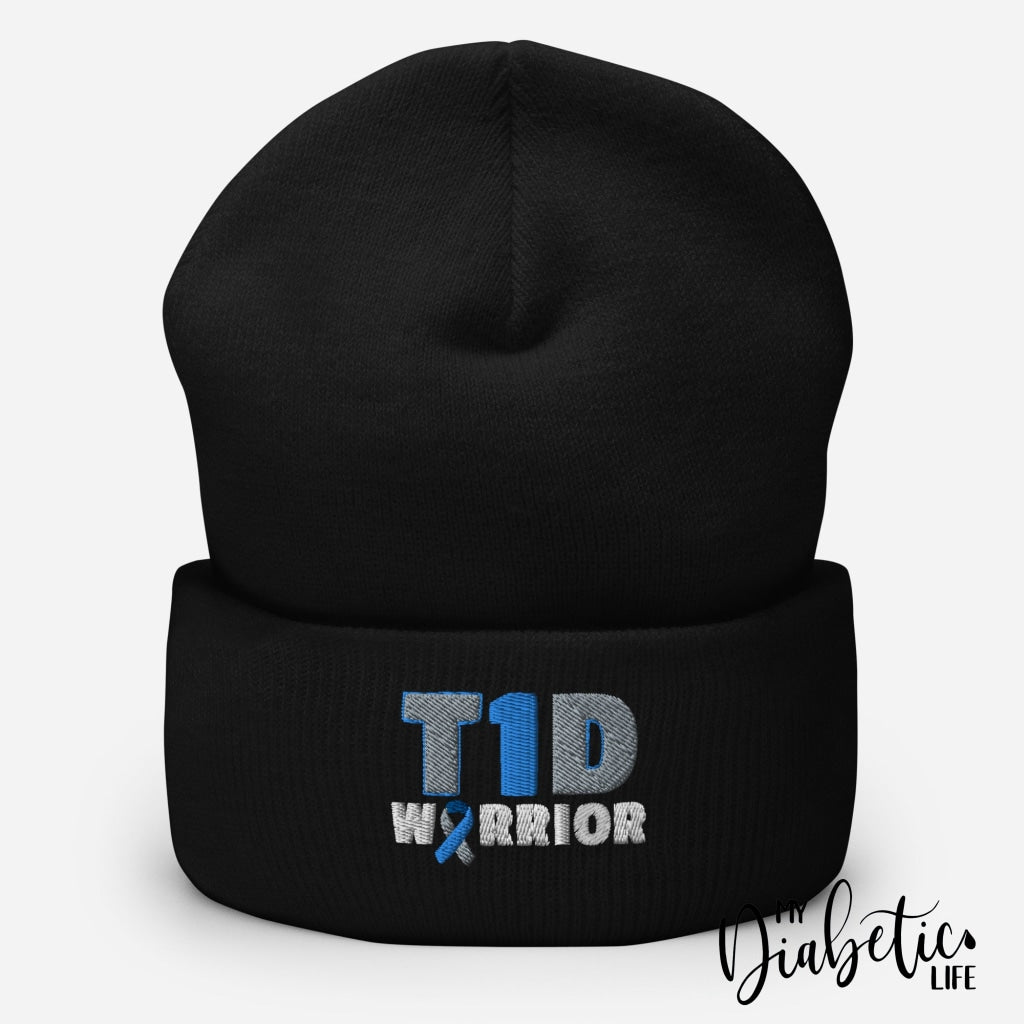 T1D Warrior - Black Beanie